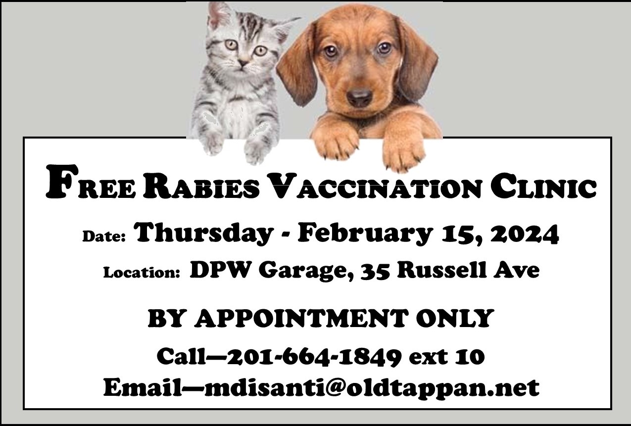 2024 Rabies Clinic Sign Info